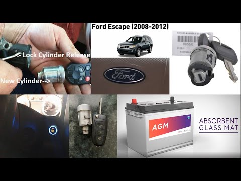 Ford Escape 2008-2012 (focus mk3) გასაღების ბუდის (ზამოკის) პრობლემა - იზოლენტა - სტარტ სტოპ სისტემა